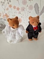 Sylvanian Families Beren Bruidspaar Vintage, Ophalen of Verzenden, Gebruikt, Overige typen