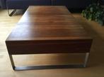 Salontafel van hout merk Leolux, Huis en Inrichting, Tafels | Salontafels, Ophalen, Gebruikt, 100 tot 150 cm, 50 tot 100 cm