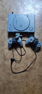 PlayStation 1 incl controllers, Spelcomputers en Games, Ophalen, Gebruikt, Met 2 controllers, Met geheugenkaart