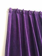 Velours gordijnen paars, Huis en Inrichting, Stoffering | Gordijnen en Lamellen, Ophalen of Verzenden, 200 cm of meer, 200 cm of meer