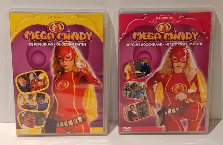Mega Mindy – 2 DVD’s | Mooie staat | Studio 100, Cd's en Dvd's, Dvd's | Kinderen en Jeugd, Zo goed als nieuw, Tv fictie, Overige genres