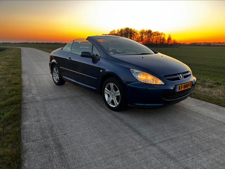 Peugeot 307 1.6 16V CC 2005 Blauw, Auto's, Peugeot, Particulier, Climate control, Cruise Control, Benzine, Euro 3, C, Cabriolet