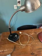 Vintage bureaulamp, Gebruikt, Vintage, Ophalen of Verzenden, Metaal