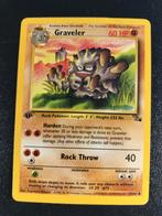 1st edition Jungle Graveler, Hobby en Vrije tijd, Verzamelkaartspellen | Pokémon, Ophalen of Verzenden, Zo goed als nieuw