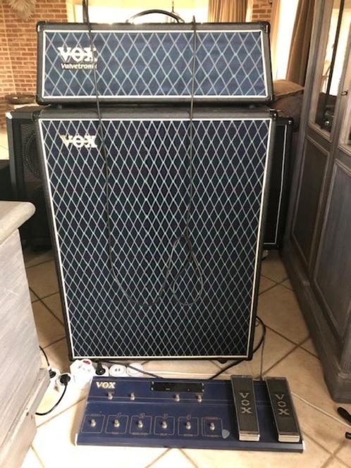 Vox vth 2x60 watt complete stack Bleu reeks, Muziek en Instrumenten, Versterkers | Bas en Gitaar, Zo goed als nieuw, Gitaar, 100 watt of meer