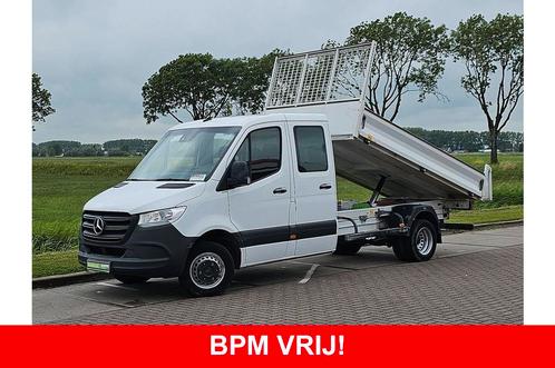 Mercedes-Benz Sprinter 514 L3H2 Dubbele Cabine 3.5T-Trekhaak, Auto's, Bestelauto's, Bedrijf, Te koop, ABS, Airconditioning, Alarm