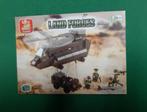 Lego Sluban Army - Helicopter plus Jeep - 370 stukjes - 6+., Ophalen of Verzenden, Gebruikt