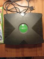 XBOX Original + 2 controllers + 6 games, Ophalen, Gebruikt, Met 2 controllers, Met games