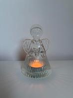 Glazen Engel Kaarsenhouder, Diversen, Kerst, Ophalen, Gebruikt