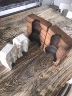 Mal mallen gips hout Mc nees mold prachtige details, Antiek en Kunst, Ophalen of Verzenden