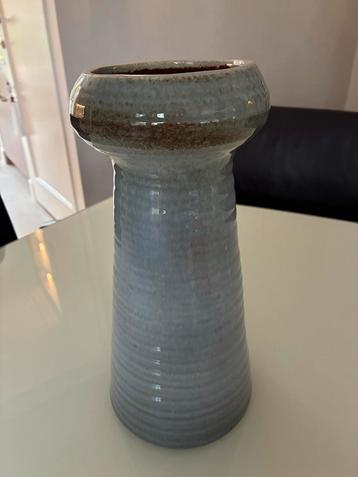 Geglazuurde Vaas Blauw/Grijs - 31cm beschikbaar voor biedingen
