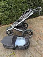 Kinderwagen Thule Urban Glide 2 + bassinet / reiswieg, Kinderen en Baby's, Kinderwagens en Combinaties, Gebruikt, Verstelbare duwstang