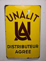 Vintage Unalit Emaille Reclamebord - 1934, Ophalen