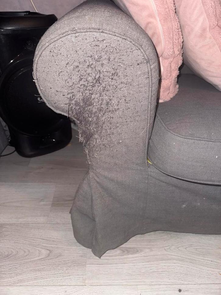 IKEA Ektorp bank grijs, Huis en Inrichting, Banken | Complete zithoeken, Gebruikt, Stof, Ophalen