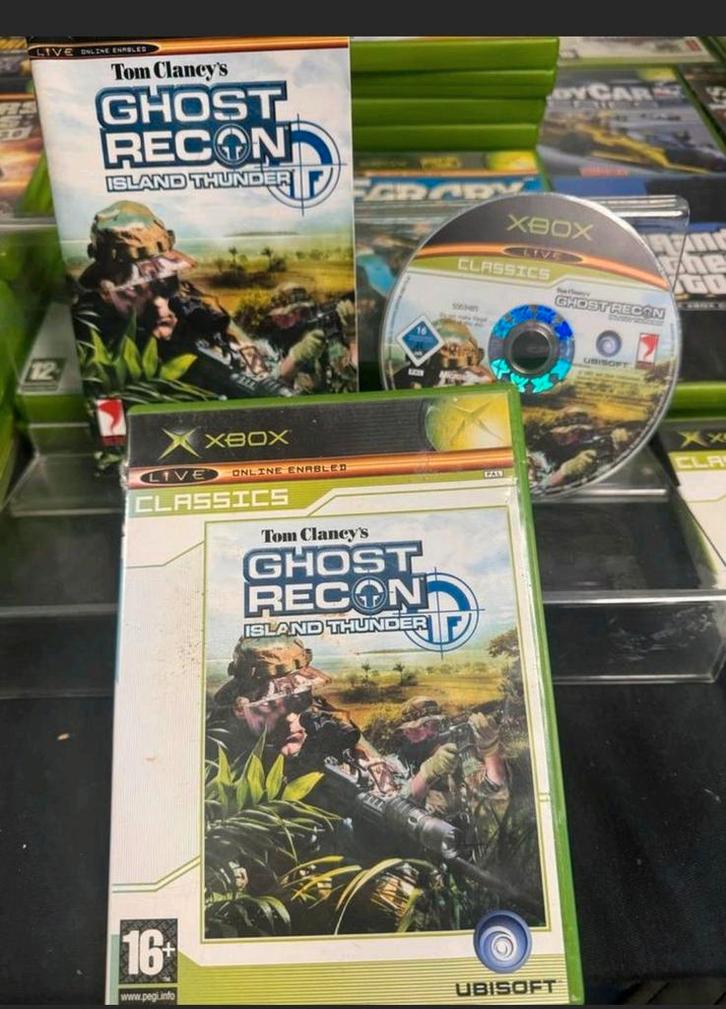Ghost Recon Island Thunder - Xbox, Spelcomputers en Games, Games | Nintendo Wii, Zo goed als nieuw, Shooter, 1 speler, Vanaf 16 jaar