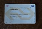 1 dag OV vrij treinkaart, Tickets en Kaartjes, Eén persoon, Vliegtuig, Nederland, Algemeen kaartje
