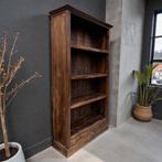 Vintage houten leggerkast / boekenkast / etagere, Ophalen, Gebruikt, 50 tot 100 cm, 150 tot 200 cm