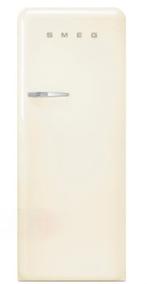 Smeg koelkast met vriesvak crème/retro, Witgoed en Apparatuur, Koelkasten en IJskasten, Ophalen, 200 liter of meer, 60 cm of meer