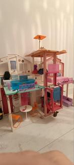 barbie huis, Kinderen en Baby's, Speelgoed | Poppenhuizen, Ophalen of Verzenden, Gebruikt, Poppenhuis