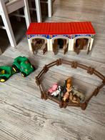 Abrick blokken manege paarden stal en boerderijdieren, Ophalen, Zo goed als nieuw