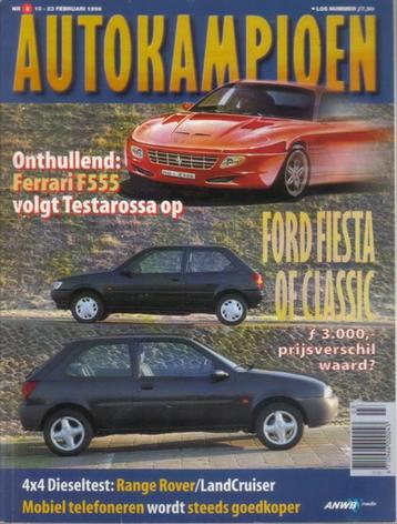 Autokampioen 3 1996 : Ford Fiesta - Ferrari 550 Maranello beschikbaar voor biedingen