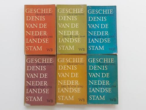 Geschiedenis van de Nederlandse Stam, P. Geyl, zesdelig, Boeken, Geschiedenis | Vaderland, Gelezen, Ophalen of Verzenden