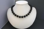 ONYX ketting oorhanger/set, Verzenden, Nieuw, Zwart, Met edelsteen