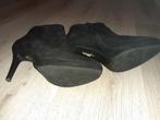 Zwarte enkellaarsjes maat 40, Zwart, Lage of Enkellaarzen, Ophalen of Verzenden, Zo goed als nieuw