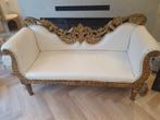 bruidsbanken  zilver en goud kleur, Huis en Inrichting, Banken | Sofa's en Chaises Longues, Ophalen, Zo goed als nieuw, Eenpersoons