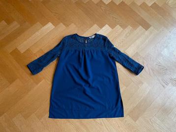 Zeegroene blouse /tuniek met kant van Forever 21, mt S beschikbaar voor biedingen