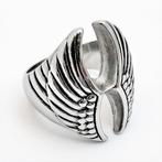 Engelenring van Roestvrij stalen - RVS Ring - Dames Heren, Sieraden, Tassen en Uiterlijk, Ringen, 18 tot 19, Birgitta-Gracht 33, 6465 EL Kerkrade, Nederland