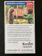 Kortingsbon DierenPark Amersfoort, Drie personen of meer, Kortingskaart