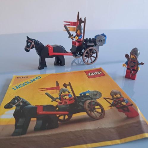 Lego 6022 Vintage "Horse Cart"-1984 met instructie - netjes, Kinderen en Baby's, Speelgoed | Duplo en Lego, Zo goed als nieuw