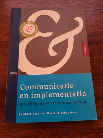 Communicatie en Implementatie - Pater & Schuurman beschikbaar voor biedingen