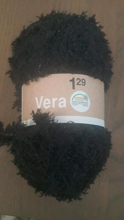 1x 50gr Vera Zeeman zwart fantasie graren, Hobby en Vrije tijd, Breien en Haken, Nieuw, Breien of Haken, Wol of Garen, Ophalen of Verzenden