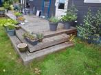 Houten vlonder 9x2mtr, Ophalen, Gebruikt, Hout