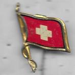 OUDERWETSE VLAG VAN ZWITSERLAND SPELD, Verzamelen, Speldjes, Pins en Buttons, Ophalen of Verzenden, Gebruikt, Stad of Land, Speldje of Pin