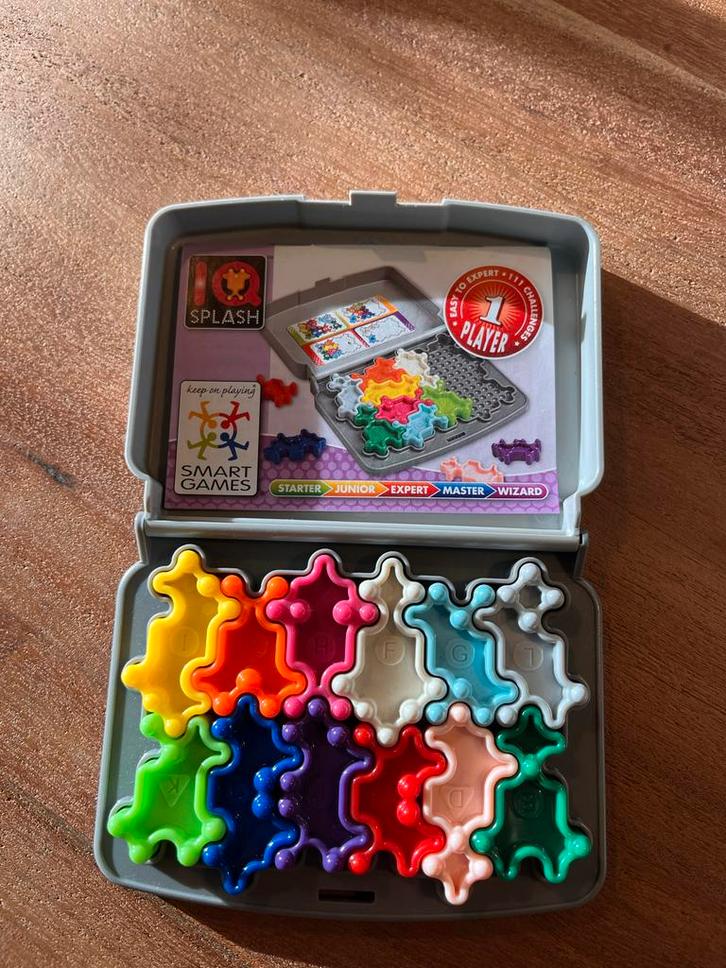 Met Spoed Weg.Ivm verhuizing.Smart Games IQ Splash Puzzel, Kinderen en Baby's, Speelgoed | Kinderpuzzels, Zo goed als nieuw, 6 jaar of ouder