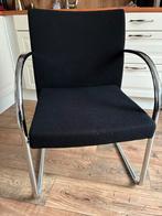 2 artifort bureau/eettafel stoelen, Huis en Inrichting, Stoelen, Ophalen, Gebruikt, Twee, Zwart