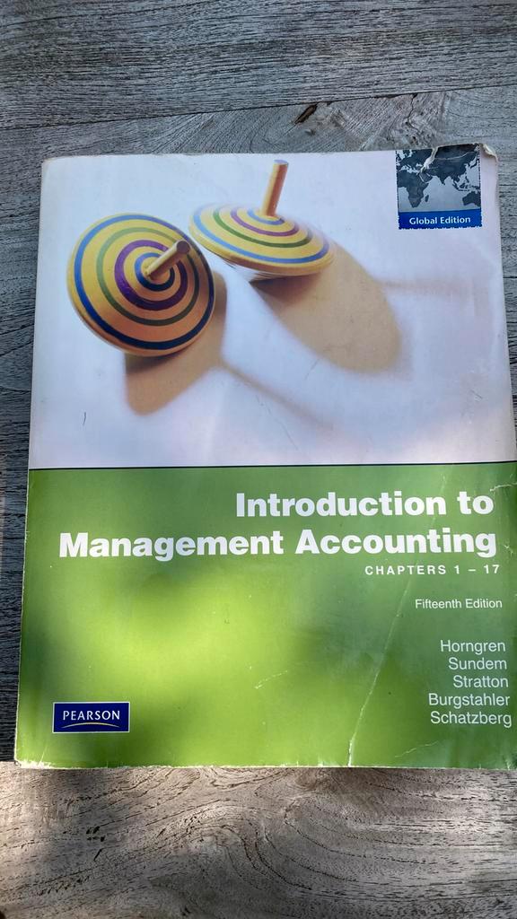 Introduction to management accounting - Horngren 15th editio, Boeken, Studieboeken en Cursussen, Zo goed als nieuw, HBO, Beta