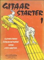Gitaarstarter 1 - Cees Hartog, Muziek en Instrumenten, Bladmuziek, Gitaar, Verzenden, Les of Cursus, Zo goed als nieuw