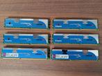 6x Kingston HyperX 2GB DDR3 (totaal 12GB) Dimm ram 1600/1333, Computers en Software, DDR3, Ophalen of Verzenden, Zo goed als nieuw