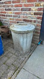Oude vuilnisbak, Huis en Inrichting, Woonaccessoires | Prullenbakken, Ophalen, Gebruikt, Minder dan 50 cm