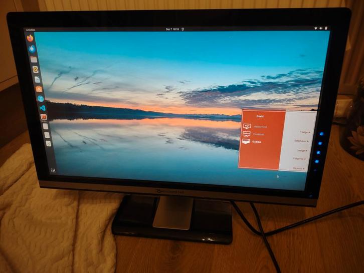 Packard Bell Maestro 222WS 22 inch Full HD Monitor, Computers en Software, Monitoren, Zo goed als nieuw, 60 Hz of minder, DVI