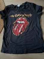Rolling Stones T-shirt - Zwart, Ophalen of Verzenden, Zo goed als nieuw, Korte mouw, Maat 36 (S)