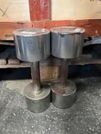 2 x 9 kg ijzeren dumbells dumbell set gewichten, Sport en Fitness, Fitnessmaterialen, Dumbbell, Gewichten, Ophalen of Verzenden