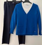 Dames kleding set: Vest, shirt en broek, Ophalen of Verzenden, Zo goed als nieuw, Maat 42/44 (L), Blauw