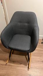 Schommelstoel antraciet in goede staat, Huis en Inrichting, Stoelen, Ophalen, Zo goed als nieuw, Grijs, Eén