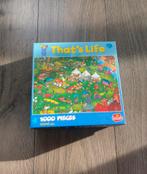 Legpuzzel Goliath/That’s life ‘The market’ - 1000- als nieuw, Ophalen of Verzenden, 500 t/m 1500 stukjes, Zo goed als nieuw