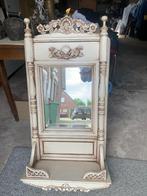 Mooie brocante vintage oude geslepen spiegel kapspiegel etc., Ophalen, Rechthoekig, 50 tot 100 cm, 100 tot 150 cm